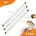 Hygger zoo T5 UVB Reptile Light HO UVB Lighting Bulb 3 Pack, 10.0 8W UVB Light for Reptiles UVA UVB Desert Lamp Reptile Light Bar for Bearded Dragon Turtle Tank