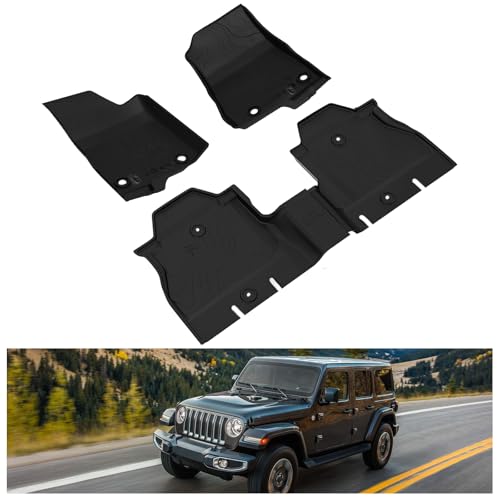 Image of Kiwi Master Floor Mats for 2018-2026 Jeep Wrangler JL 4-Door