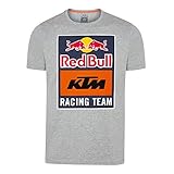 Herren Gris Red Bull KTM Emblem T-Hemd ist der beste Weg, um deinen Stolz für dein Team zu zeigen - sogar an heißen Tagen. Bleib cool und zeige deinen Teamspirit - Red Bull KTM Racing Team T Shirt