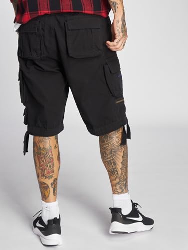 Brandit Savage Vintage Shorts, Uomo, Nero, 4XL - 7