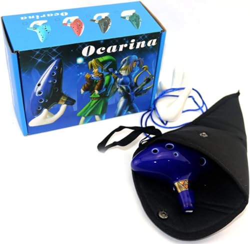 Huazzzyi ZO-1 Legend Of Zelda Ocarina 12 Hole Alto C Ocarina Instrument Ceramic Piccolo Zelda Ocarina Of Time thumb #1