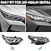 Huray LED Headlight Assembly Fit for Nissan Sentra S/SV 2020 2021 2022 RH Headlamp OE Style Replacement for NI2503277 Right Passenger Side