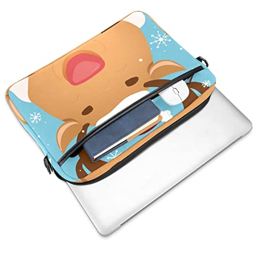 Sacoche ordinateur 13 à 14.5 pouces avec motif plage abstrait multicolore