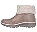 Skechers Women's EASY GOING - COZY WEATHER 2 - Hands Free Slip-Ins fold-over boot, Taupe, 8 M