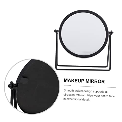 Espejo de maquillaje de escritorio con base giratoria miniatura 5