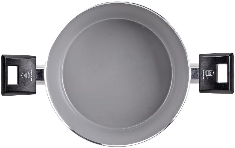 Moneta Innova Saucepan, 2 m, 20 cm, Natural FineGres Coating (NO PFAS), Also Suitable for Induction, 100% Made in Italy