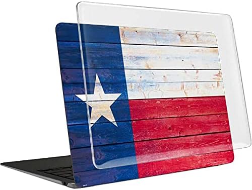 Skinit Case + Skin Compatible with MacBook Air 13in (2020) Originally Designed Texas Flag Light Wood Design