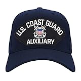 PATCHTOWN US Coast Guard Auxiliary Hat/Ballcap Adjustable One Size Fits Most (Multiple Colors &...