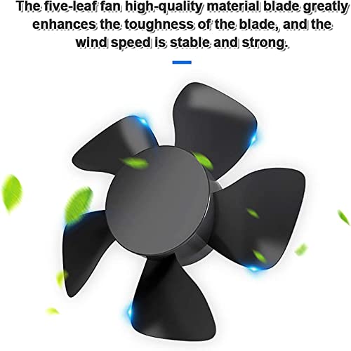 Excoup 4'' Cigarette Lighter Car Cooling Fan, Electric 12V Car Fans With 360° Rotatable Dual Head, Upgraded Portable Powerful Quiet Automobile Vehicle Fan For Car Truck Van Suv Rv Boat #TOP2