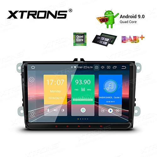 XTRONS Android 9.0 Car Stereo Radio GPS Navigation 9 Inch Touch Screen Slim