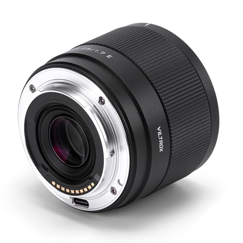 Image of VILTROX 25mm f /1.7 F1.7 Auto Focus Large Aperture APS-C Lens Pocket Dispo FE Lens Compatible with Sony E-Mount Cameras A6400 A6500 A6600 A6700 ZV-E10 A7C A7RII A7SII A7II A7RIII A9 A1 ZVE1 A7CR