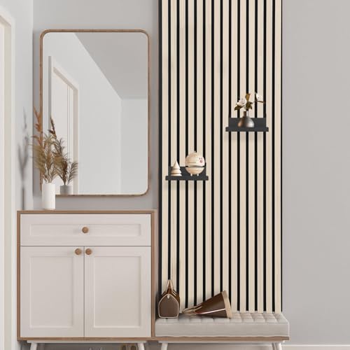WMLBK Regal für Akustikpaneele, 17,2 x 10 cm Wandregal für Akustikpaneele Akustikpaneele Zubehör Wandorganizer & DIY Zubehör für Paneele Wand (17,2 x 10 cm)