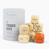 Two Tumbleweeds Foodie Dice - Set of 9 Dice to Inspire Creative, Seasonal Meals with Take Out Die - Unique Cooking Gift