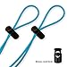 Flow Goggle Strap Kit (2-Pack) - Replacement Bungee Cord Straps for Swim Goggles (Solid Blue)