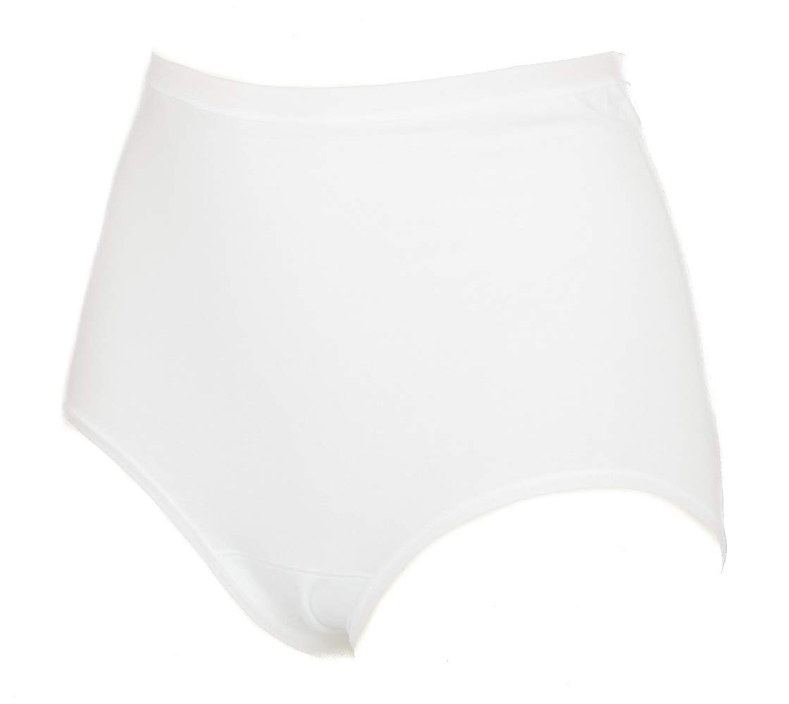 RAGNO Confezione 2 Slip Donna Cotone Bordato Liscio Mutande Bipack Articolo 07180Z Fly Maxi, 010B Bianco, 8-OTTAVA (EU XXXL - F 7 - USA XXL - GB 42)