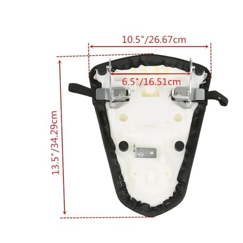 Asiento pasajero trasero antideslizante para Yamaha R3 MT-03, soluciona la dureza del sillín 6