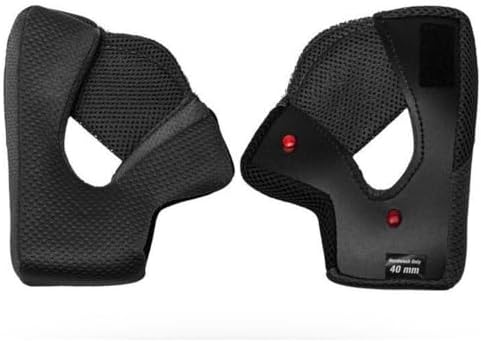 BELL MX-9 Adventure Cheek Pads Set Dual Sport Motorcycle Helmet Accessories - Black / 25MM