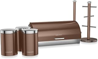 Morphy Richards 974104 Accents Storage Set, Stainless Steel, Silver, 6 Piece