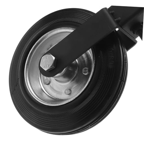 Roulette de support roue de grange OSALADI en acier robuste pour clôture métal - 4