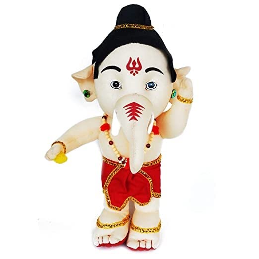 Bal Ganesh Ganpati Teddy Bear Soft Stuffed Plush Lord Soft Toy for Kids (30CM)