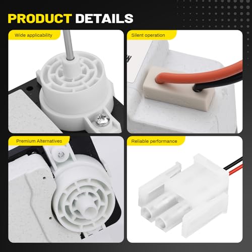 242077702 242077705 Refrigerator Evaporator Fan Motor Compatible with Frigidaire Kenmore Crosley Replaces FDQC18EL4F 242077701 5304514392 A03788604 Blower Motor by C-Tzu - Used condition - Image 3