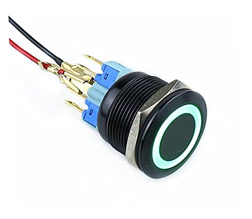Commutateur 19mm GUMMMY : résoud les pannes de contact avec sa LED 220V