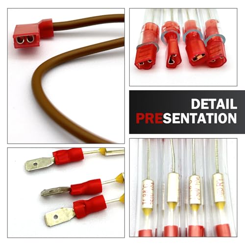 Image of 5 PCS Water Heater Thermal Fuse Breaker Kit, RV Water Heater Thermal Fuse Replacements, Compatible with RV OEM Atwood 93866 (Pink)