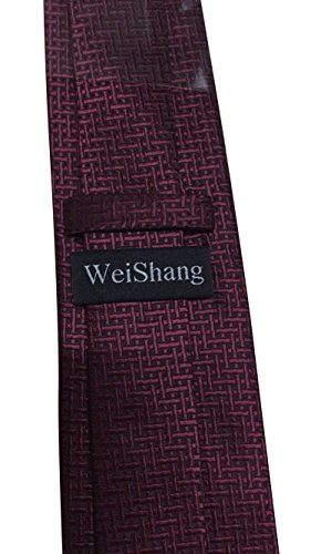 WeiShang Lot 6 PCS Classic Men's Silk Tie Necktie Woven JACQUARD Neck Ties