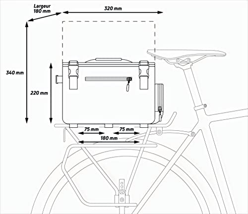 Zefal Z Traveler 60 Borsa Portapacchi Bici 20 Litri - Borse Posteriori E Bauletti Per Bicicletta - 7
