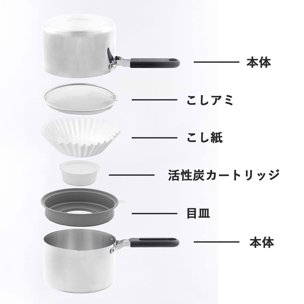 Amazon｜下村企販 天ぷら鍋 オイルポット 兼用 16cm 【日本製】 ガス火