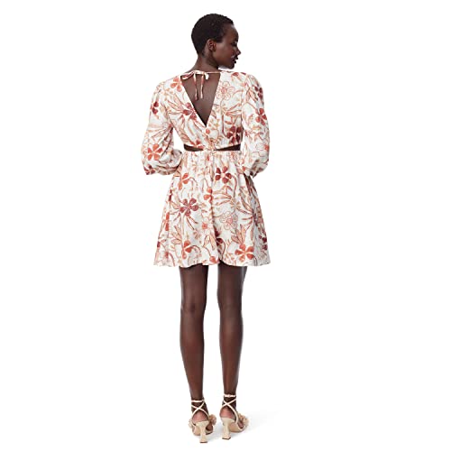 Image of Women's Emely V-Neck Cutout Waist Dress