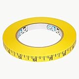 Pro Tapes PRO-MEASUREMENT/SIMP0550 Pro-Measurement Ruler Tape: 1/2' x 50 yd, Yellow/Black