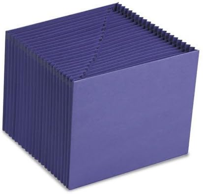 Smead Products - Smead - Heavy-Duty A-Z Open Top Expanding Files, 21 Pockets, Letter, Purple - Sold As 1 Each - Sturdy construction features reinforced liners on the front and back panels. - Easy organization with preprinted indexes. - Full height gussets are poly reinforced at top. - 7/8" capacity per pocket. -