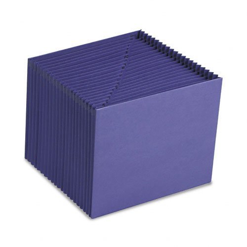Trieur A-Z robuste Smead violet avec soufflets en polyester renforcé et 21 poches durables