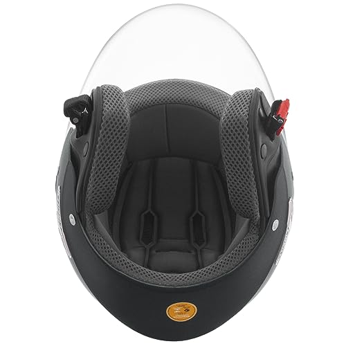Capacete New Liberty Three Elite 60 Matte Black Viseira Fume