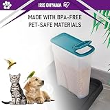 Iris Ohyama, Luftdichte Hundefutterbox, 7 l/3,5 kg, blau, Deckel mit Luftdichtem Verschluss, Kunststoff, für Hunde, Katzen, Leckerlis, Futterbehälter, BPA-frei, ATS-S