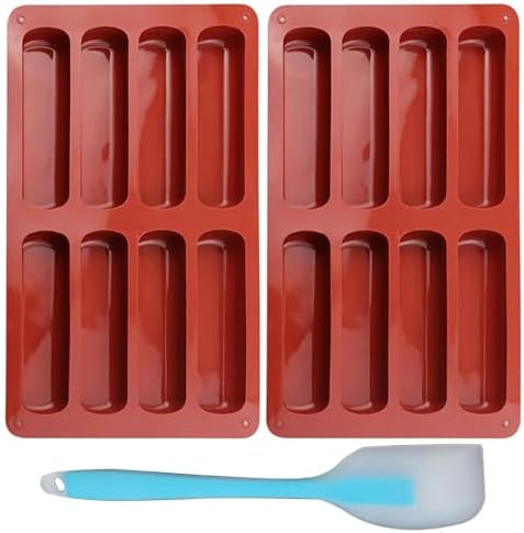 Lot De 3 Moules En Silicone Rectangulaires Pour Barres énergétiques - 21x26.7 Cm - Allant Au Four Et Congélateur