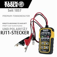 Klein Tools VDV500-063 | Tongenerator Leitungssucher | Toner-Pro für Telefon (RJ11/RJ12), Netzwerk (RJ45), Koaxial- und Lautsprecherkabel | Signal- und Durchgangsprüfer für nicht bestromte Leitungen – Ansicht 2