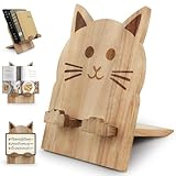 MLOHASING Decorative Trays Cookbook Holder Recipe Book Holder Cat Shaped Wood Book Stand Sheet Music Tablet Phone Display