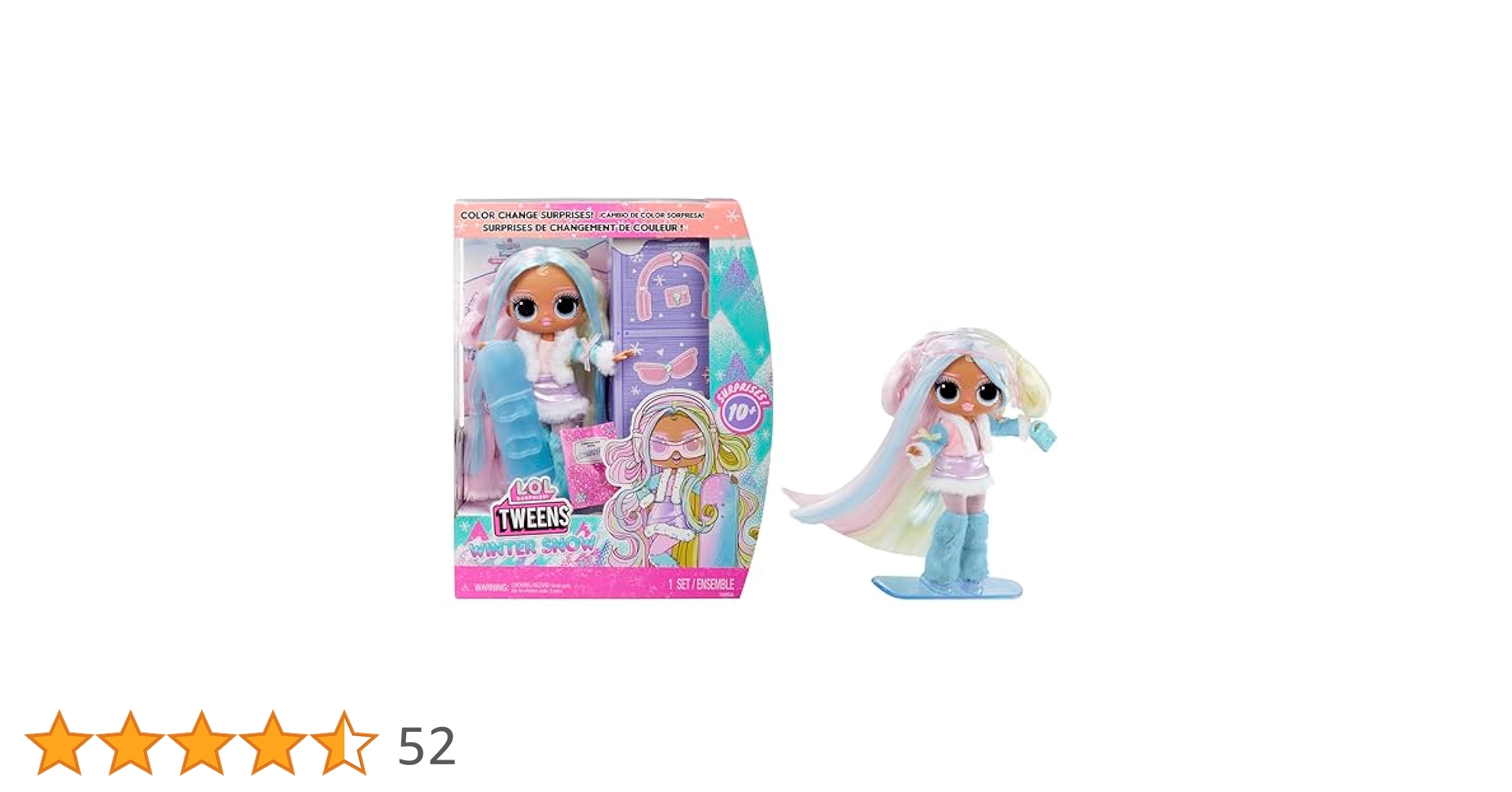 LOLサプライズTweens winter  ヴァイオレット L.O.L. Surprise! Tweens Winter Snow Dummy Doll - Snow Purple