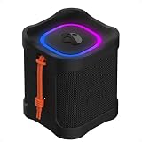 Skullcandy Terrain Mini 2 Altoparlante Bluetooth Wireless, IPX7 Resistente all'acqua, Batteria 14H, Multi-Link, Luce a LED, Leggero e Portatile (Nero)