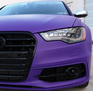Matte Purple Car Wrap Vinyl Roll With Air Release Adhesive 3Mil-Vvivid8 (6Ft X 5Ft (Hood, Roof Or Trunk Wrap Kit)) #TOP4