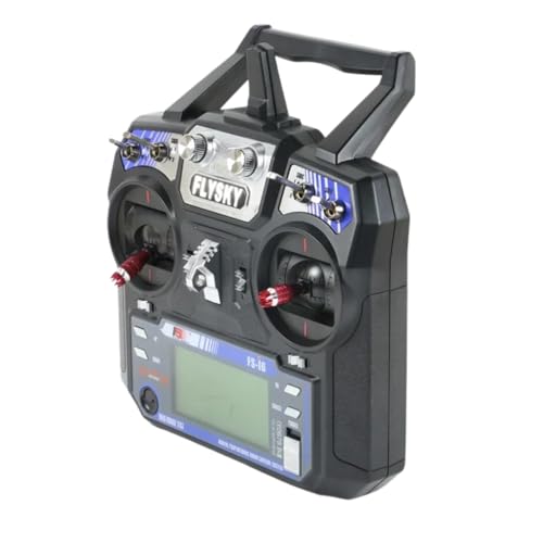 Image of FlySky FS-i6 2.4GHz 6 Channel RC Transmitter with FS-iA6B Receiver AFHDS 2A LCD Display for RC Drone Quadcopter Airplane Helicopter FPV RC Car Simulator Training