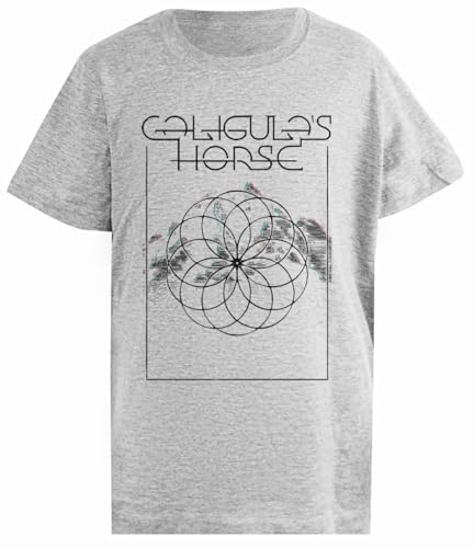 Photo de Tambootee Caligulas Horse Tshirt Enfant Gris Chemise Enfant Simple en Coton