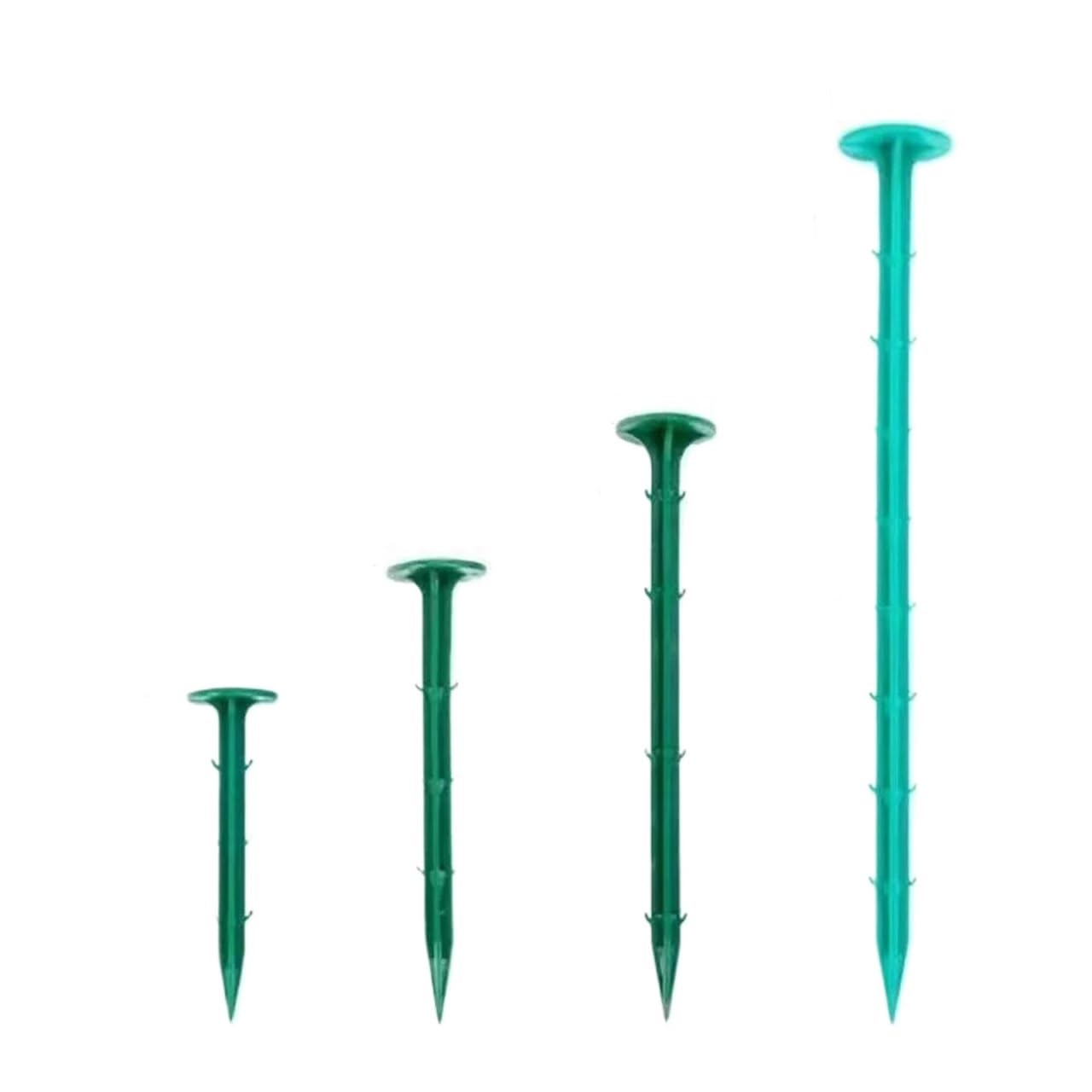 100 Pezzi di picchetti in plastica for Telo Anti-Erba, in Tessuto, for Tenere Ferma la Rete da Giardino, for Copertura in Anti-Erbacce per Fissaggio(30cm)