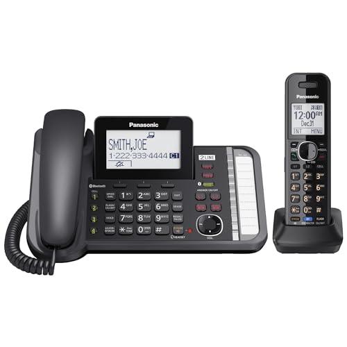 Panasonic KX-TG9581B 2-Line Corded/Cordless Phone System thumb #1