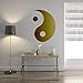 Yang Yin Pegatina De Pared Vinilo Calcomanía Yoga Ventana Arte Ying Símbolo Vynil Espiritual Zen Mural Pegatinas De Equilibrio Arte Mural 42 * 59Cm