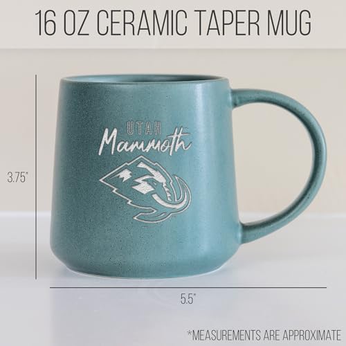 Mug de cerámica 16 oz Rico Industries NHL Hockey Utah Mammoth miniatura 5