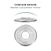 PATIKIL 304 Stainless Steel Flat Washers, 50 Pack M8x22mm Belleville Spring Disc Washer Conical Knurled Metric Gasket for Automotive Industrial Construction