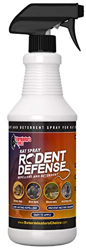 Exterminators Choice Rat Defense Spray | 32 Ounce | Rat Repellent Spray | Easy Pest Control for Rats | Uses Peppermint Oil to Keep Them Away…